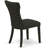 Gallatin Parsons Dining Chairs - Button Tufted Nailhead Trim Black Linen Fabric Upholstered Chairs, Set of 2, Black-1769865897-1851170509