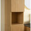 Armoire murale 59 po en chêne clair 59 po avec deux portes et cinq tablettes-129984685-129984683