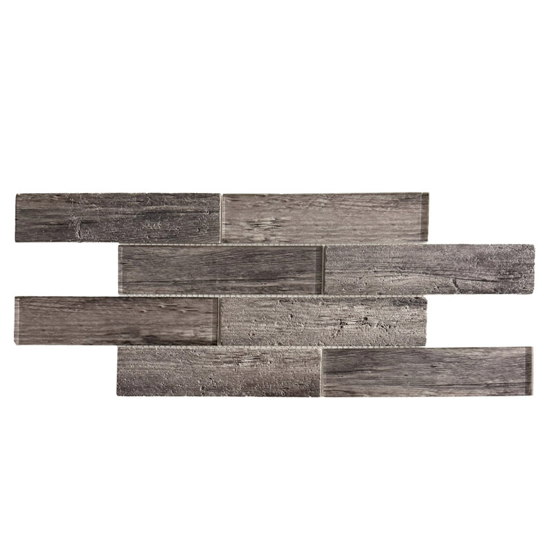 Ombre de forêt TimberGLASS 2X8 MOSAIC
