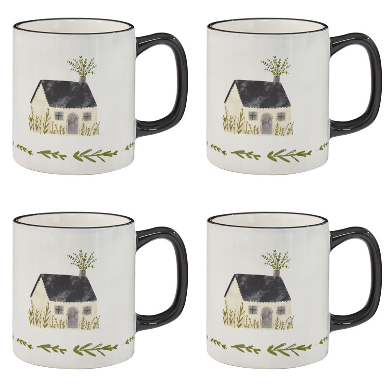 Park Designs Together 4 Piece 16 oz Mug Set
