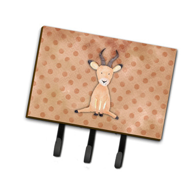 Garde-polkadot ou porte-clé antilope aquarelle