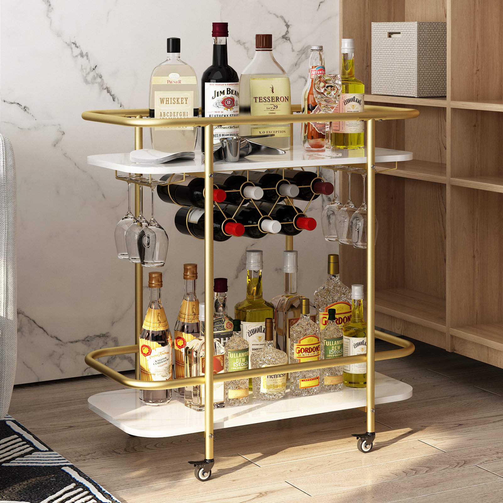 WHIFEA Bar Carts & Reviews | Wayfair