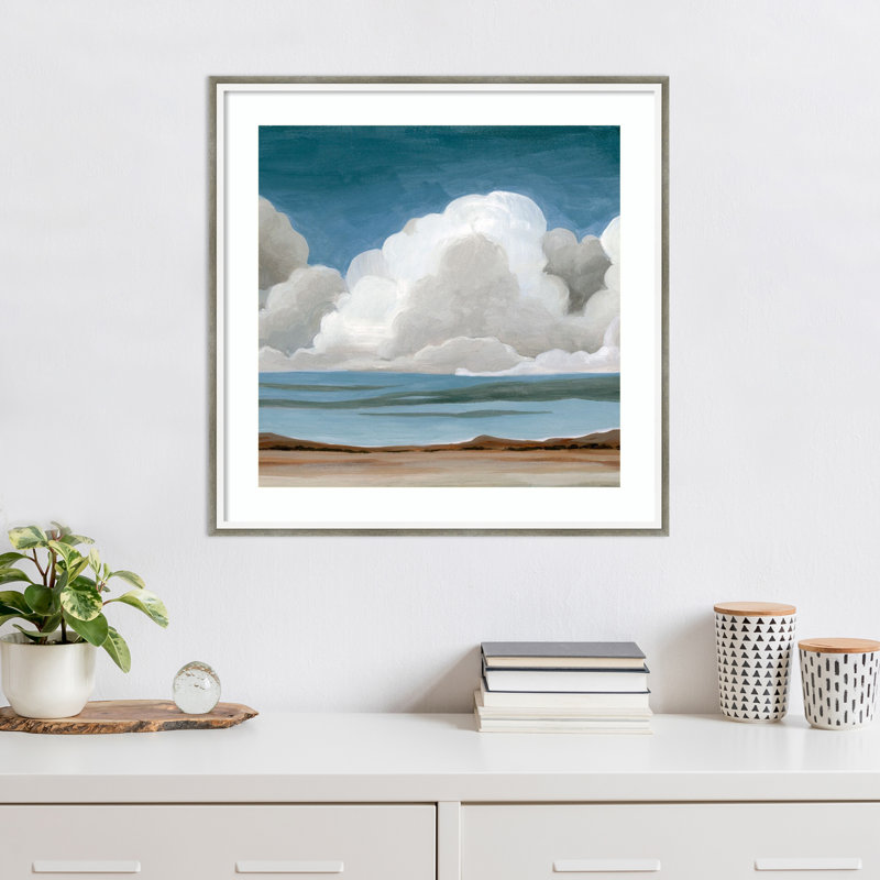 «Wide Plains I» par Grace Popp, impression sur bois encadrée, H 25 po x l 25 po