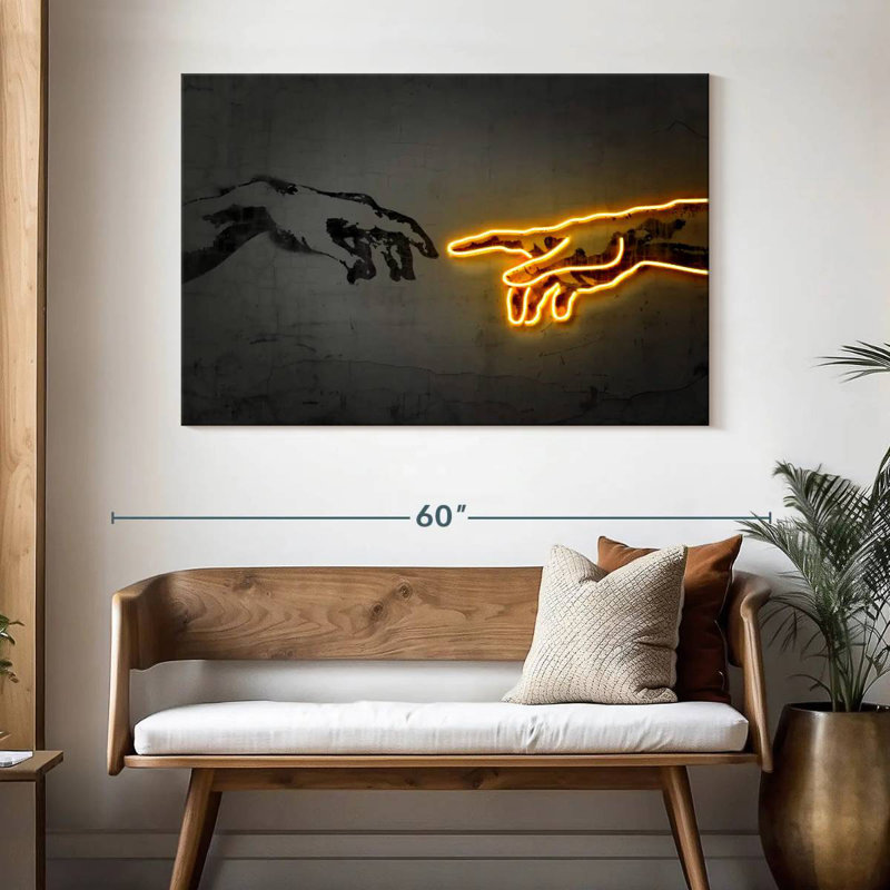 Leisha The Creation, 32" H x 48" W