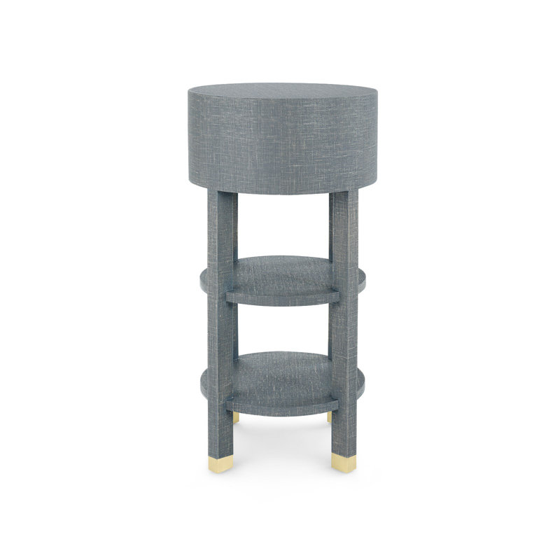 Claudette End Table, Gray