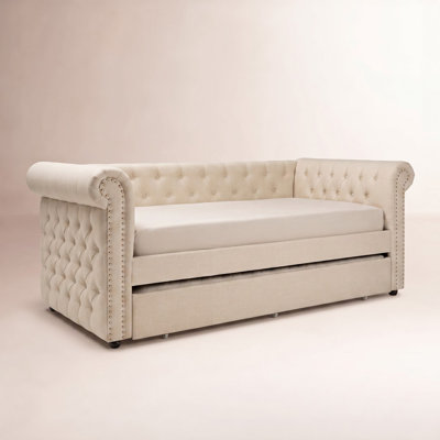 Mynard Upholstered Daybed with Trundle - Twin