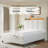 51" Tall Wingback Tufted Headboard, Teddy Fleece Upholstered Bed Frame-269812955