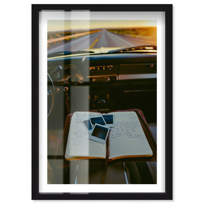 Dashboard Memories Shadowbox Print Photography Prints by Notoriart, Black Frame, 20 x 30