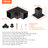 VEVOR Black Steel Hardware for Gazebo-95036859