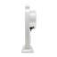 Acctim Colney Pendulum Mantel Clock Quartz Brushed Metal & Glass Energy Efficient Movement Silver