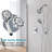 Complete Shower System with Rough in-Valve-101960003