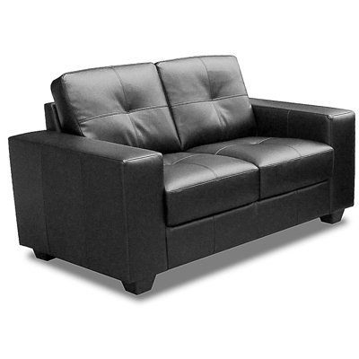 Holly Faux Leather Loveseat
