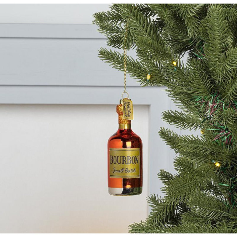Bourbon Bottle Ornament