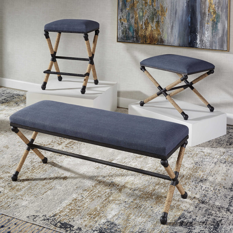 Monique Iron Accent Stool
