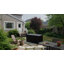 Coffre de rangement extérieur de 340 litres (90 gallons), coffre de terrasse en résine résistant aux intempéries avec couvercle verrouillable, capacité de charge maximale de 204 kg (450 lb) pour coussins de patio, jouets de piscine, outils de jardin et accessoires de plein air-132918587-138495278