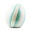 Aqua Stripe Medium Egg