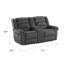 Causeuse inclinable grise