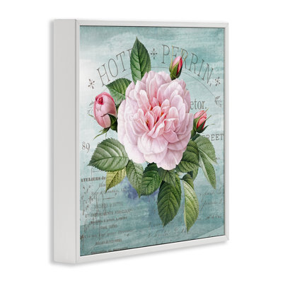 Giclée encadrée de fleurs tropicales lumineuses et rustiques, design par Susan Arnot