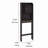 Modern Over The Toilet Space Saver Organization Wood Storage Cabinet For Home, Bathroom