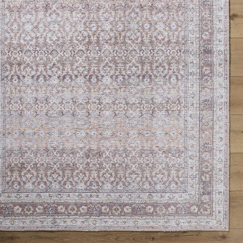 Tapis d'intérieur lavable à la machine Angiela, Tapis de couloir 2 pi 7 po x 7 pi 10 po