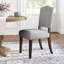 Chaise d'appoint rembourrée en velours Bryn-576159677