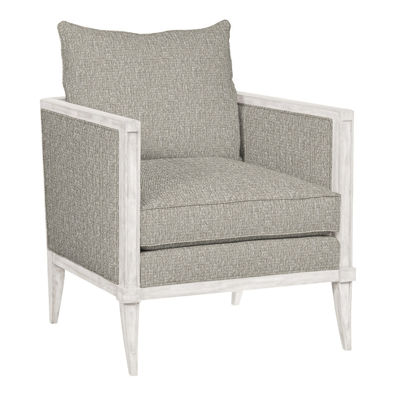 Cameo 28.5" Chair, Tarbee Pebble, Casa Blanca
