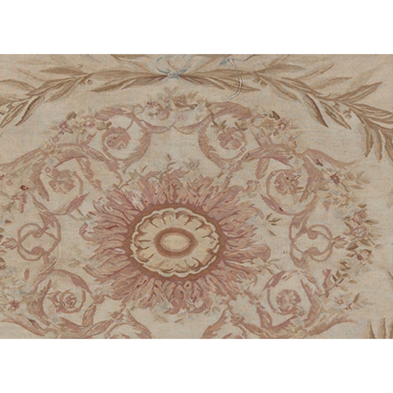 Hand Knotted Wool Area Rug in Multi