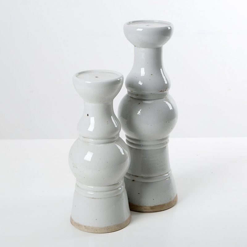 Candlestick, 15.35" H x 5" W x 5" D