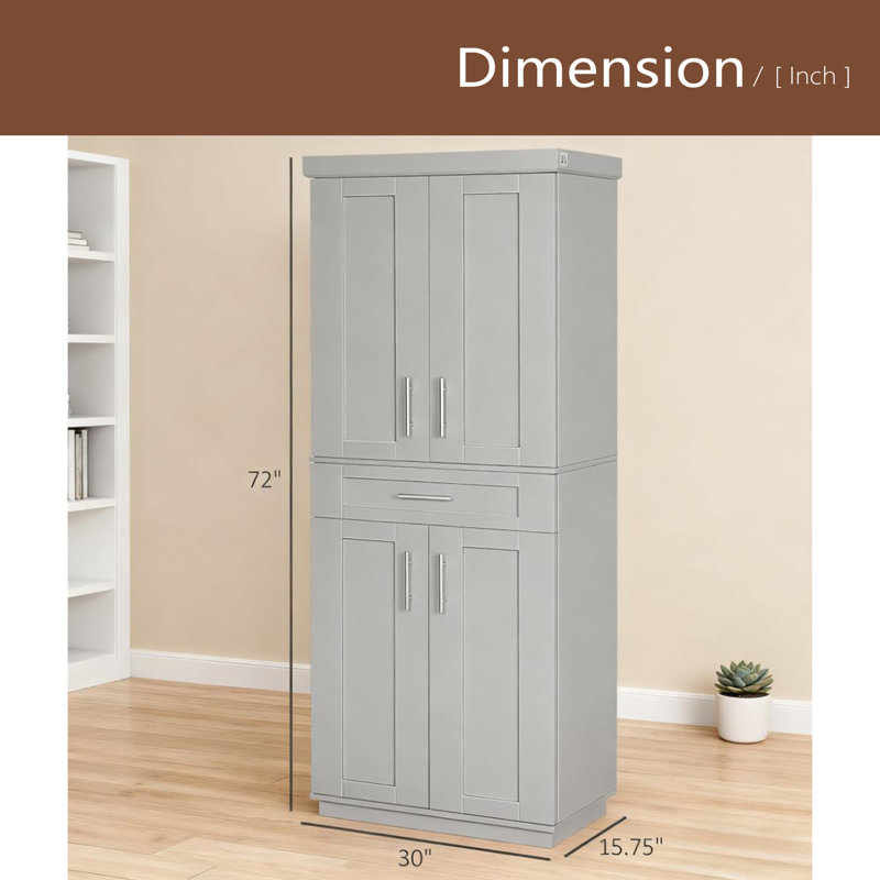 Armoire autoportante moderne Kitchen Pantry