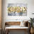 Gold And Silver Abstract On Canvas Print-565490574