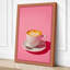 Coffee with Latte Art Modern - Wrapped Canvas-131763662-131763666