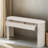 Chic Console Table With Curved Column Legs&Storage Drawers: Fluted Design For Entryway & Living Room-1877608649
