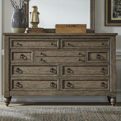 66'' W 9 - Drawer Dresser