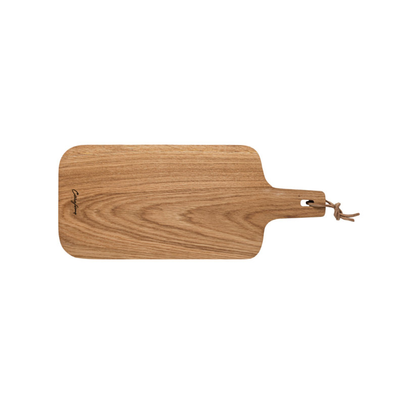 Oak Wood Cutting/Serving Board Withhandle, 16.5" x 7"