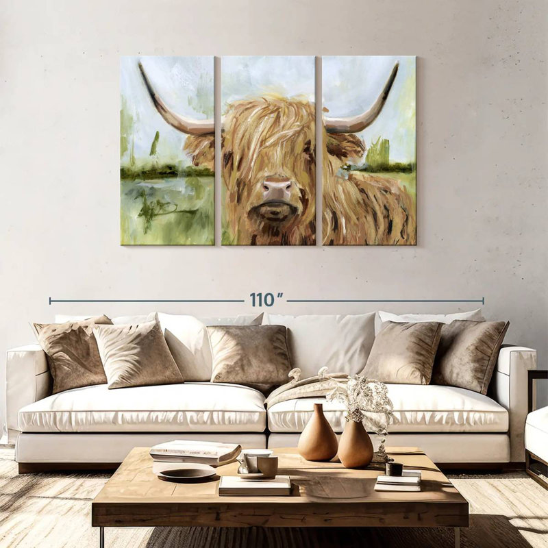 Brampt Highland Grazer I, H 48 po x l 74 po
