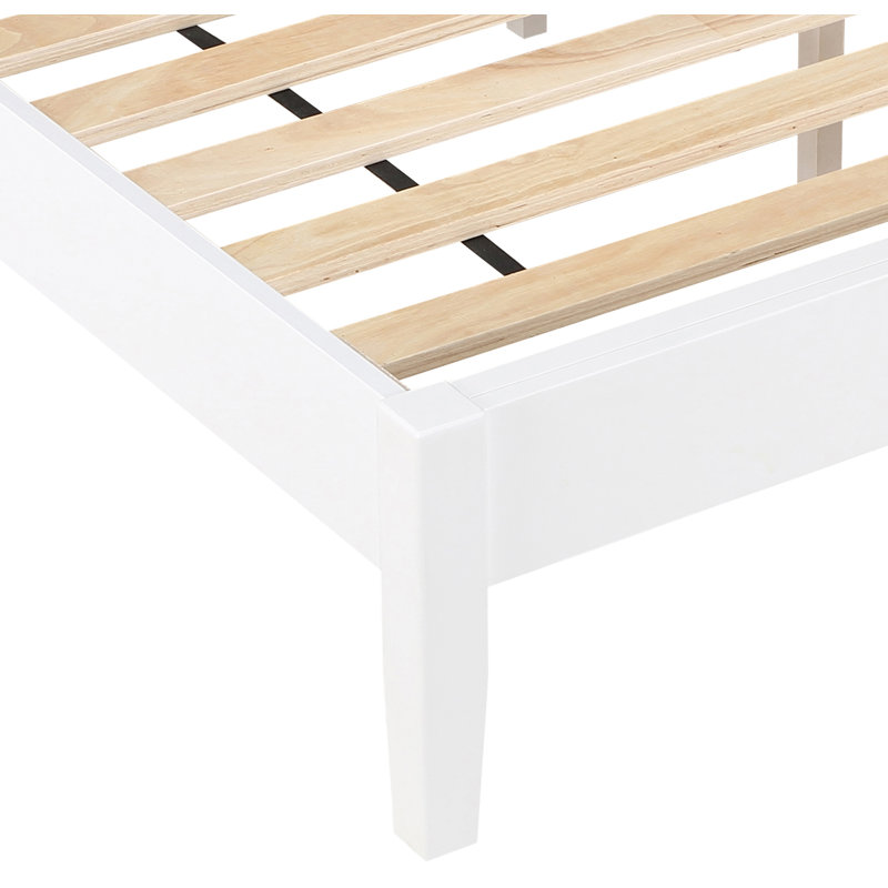 Spivey Platform Bed, California King, White