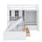 Twin Bunk Bed With Drawers, Wardrobe, Storage Shelves And Hydraulic-106693909