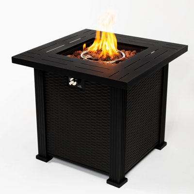 28Inch Square Fire Pit Table