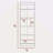 Rectangle 2-Door Storage Tall Cabinet-893051393