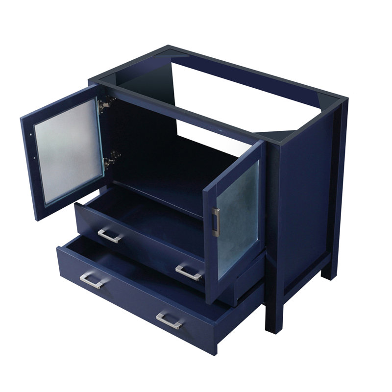 Meuble-lavabo bleu marine 36 po X P 18,25 po D, Marine, 36"