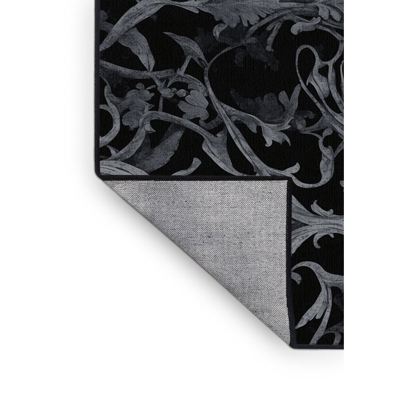 Moonlit Noir Rug, Round 7'