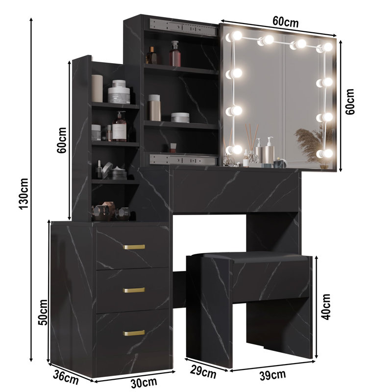 Dressing Table with Mirror