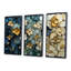 Ensemble de salon art mural bleu et bleu coquelicots Wilderness Poppies-107183421-107183429