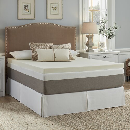 Slumber Solutions 3'' Memory Foam Mattress Topper & Reviews | Wayfair