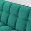 Canapé-lit polyvalent pliable avec dossier réglable et revêtement en velours doux-1087617998
