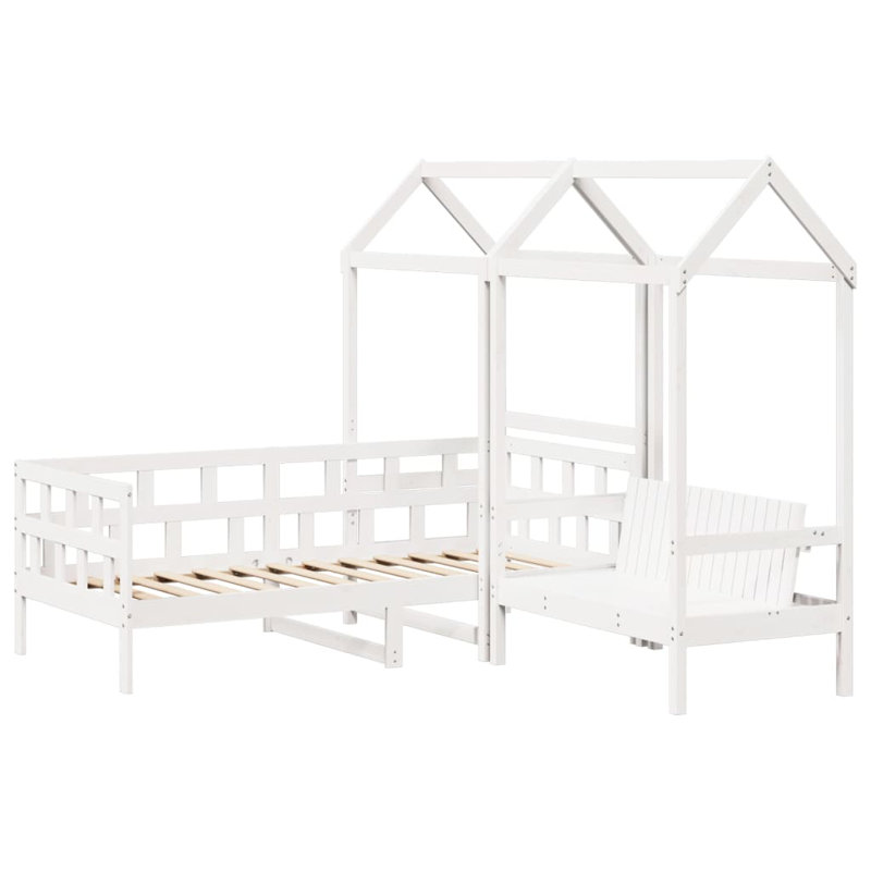 Zavier Solid Wood Daybed, 100cm x 200cm, White