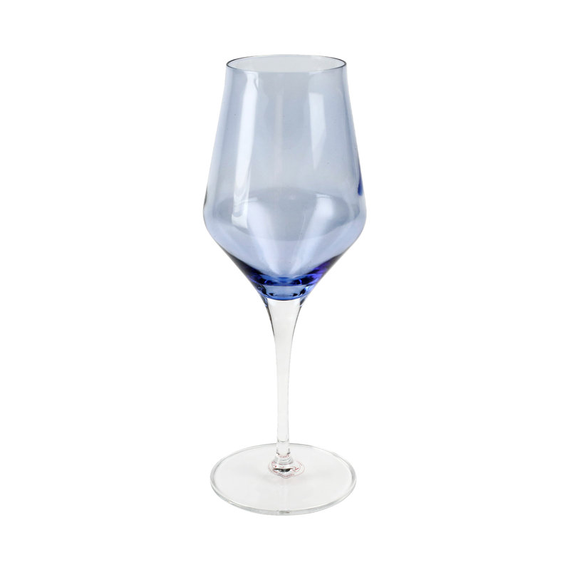 Contessa Wine Glass, Blue, 11 oz.