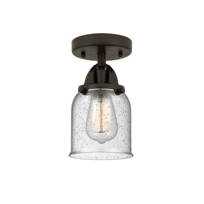 Glass LED Semi Flush Mount