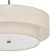 Maskell 4-Light Fabric Semi Flush Mount Ceiling Light Chandelier