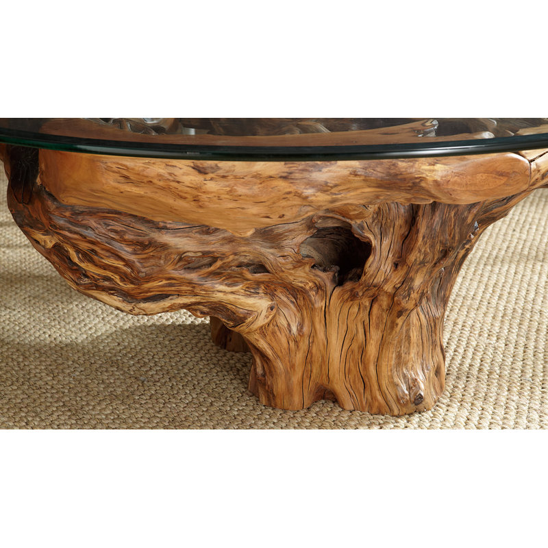 Issai Glass Top Coffee Table